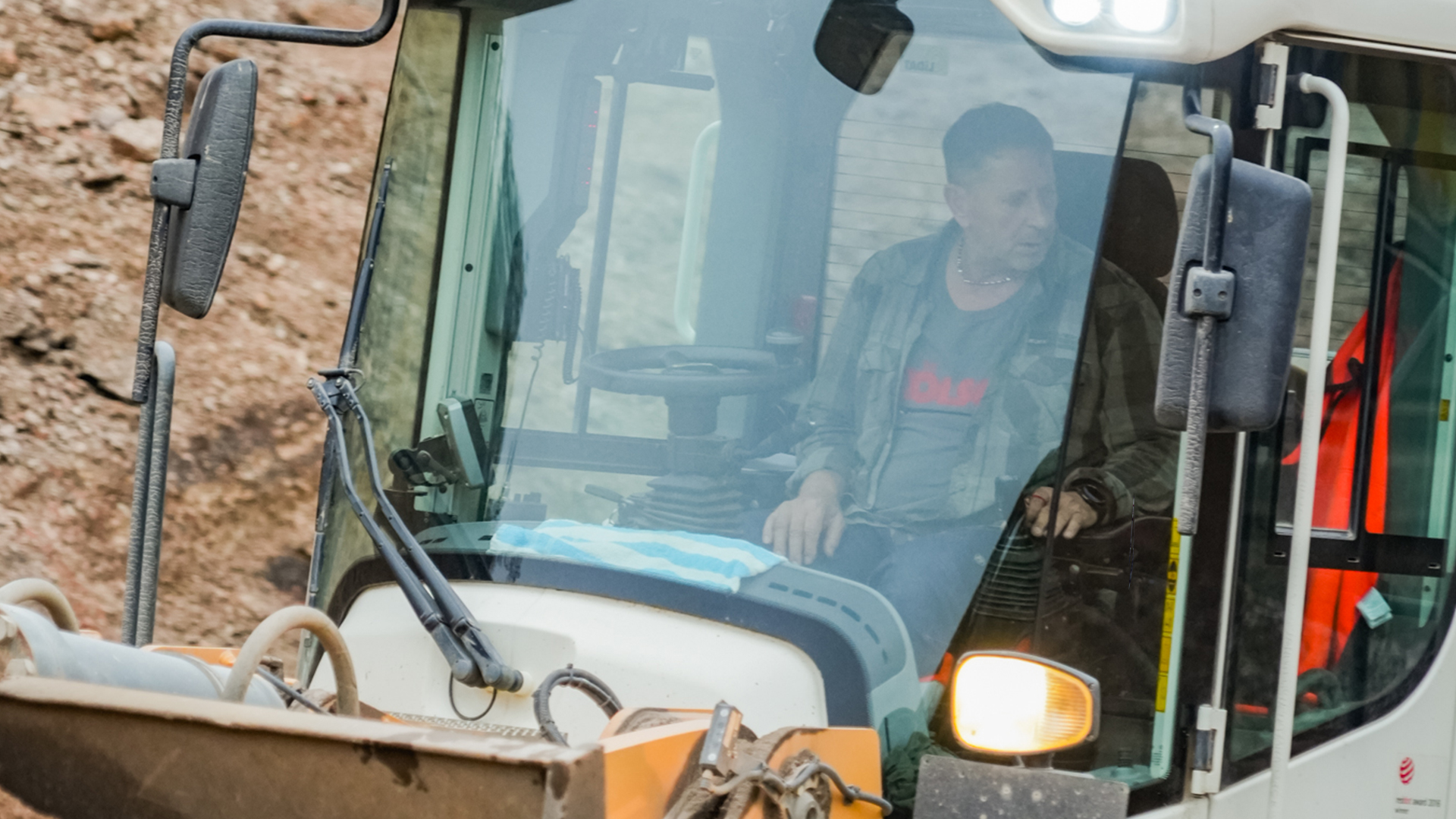 Baumaschinenführer Schotterwerk