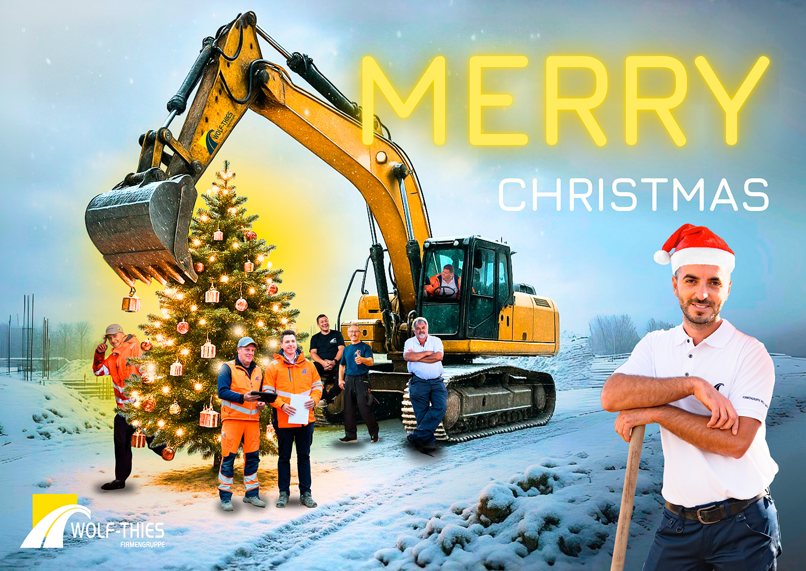 Merry Christmas aus der Wolf-Thies Familie!